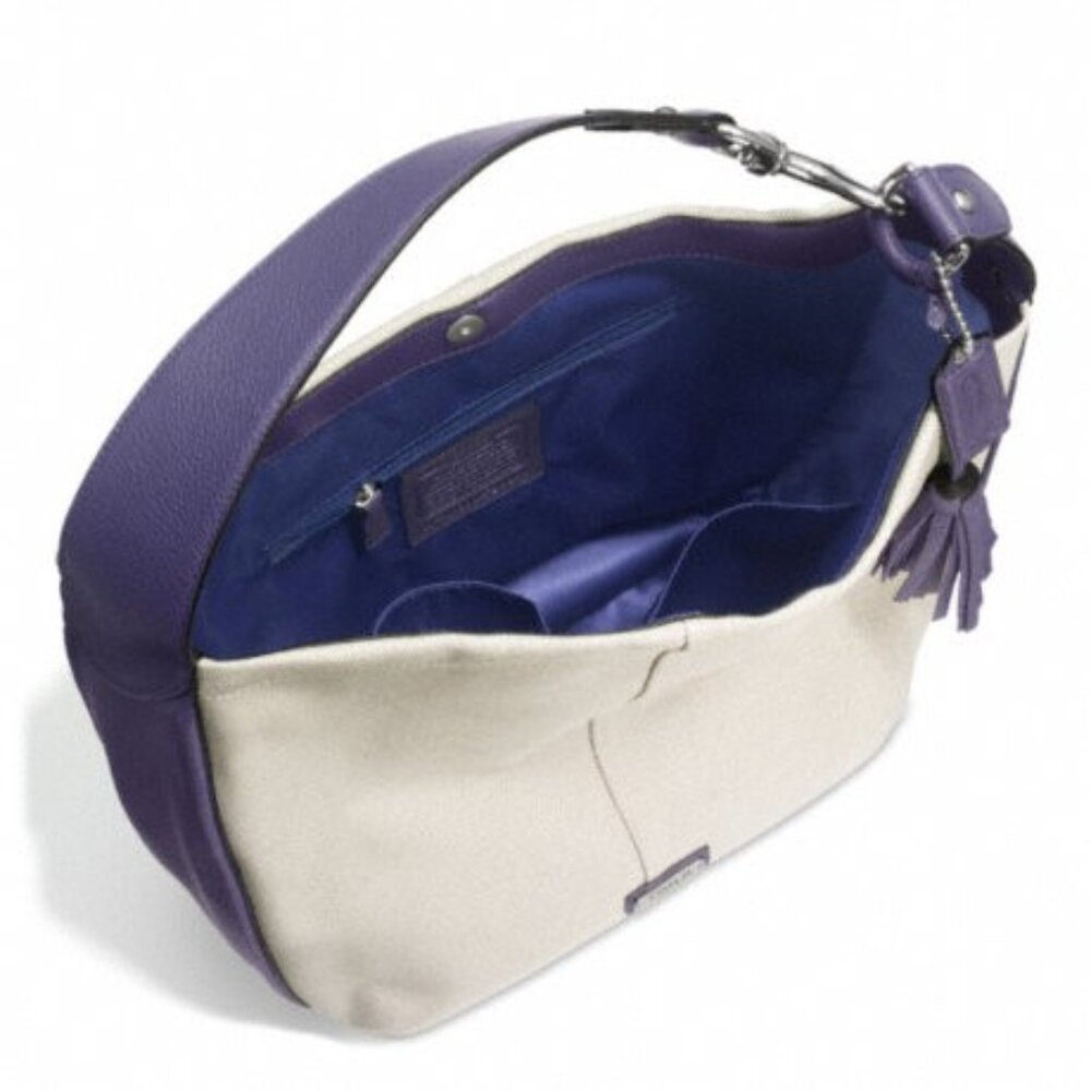 Coach F28911 Avery Canvas/leather Hobo - Picture 2 of 16